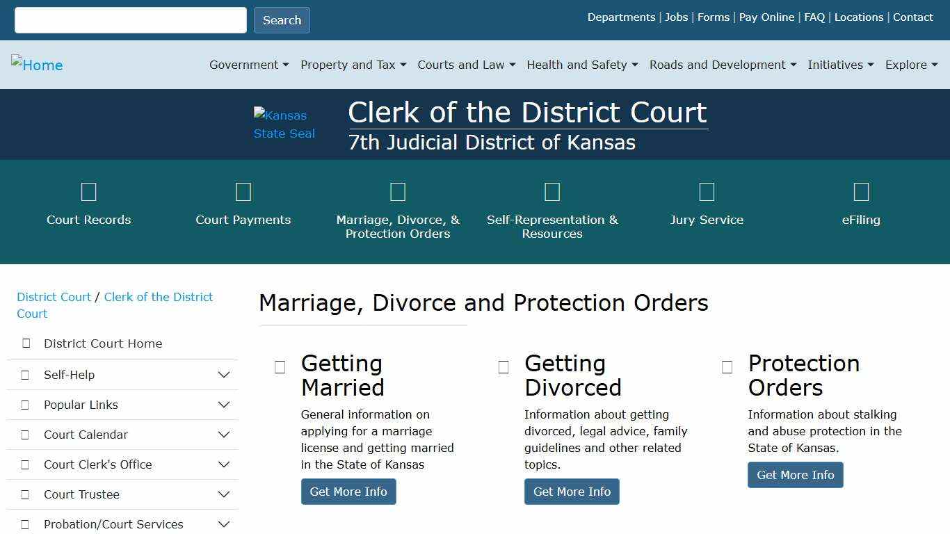 Marriage and Divorce Douglas County KS